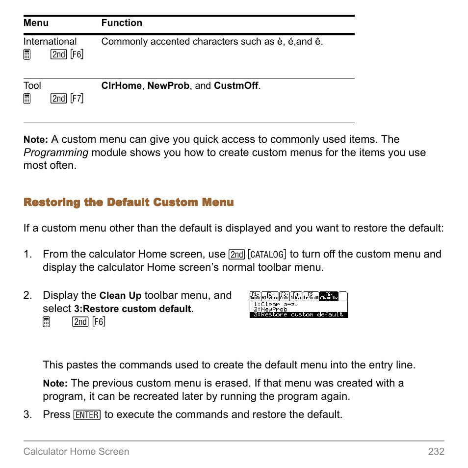 Texas Instruments TITANIUM TI-89 User Manual | Page 232 / 1008