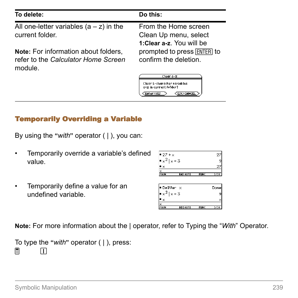 Texas Instruments TITANIUM TI-89 User Manual | Page 239 / 1008