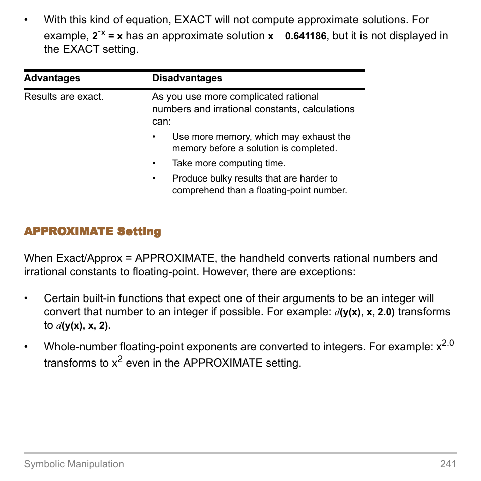 Texas Instruments TITANIUM TI-89 User Manual | Page 241 / 1008