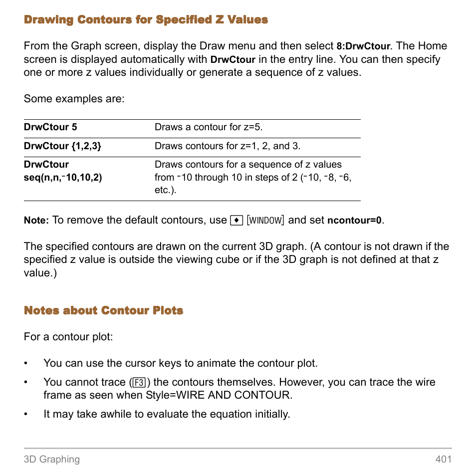 Texas Instruments TITANIUM TI-89 User Manual | Page 401 / 1008