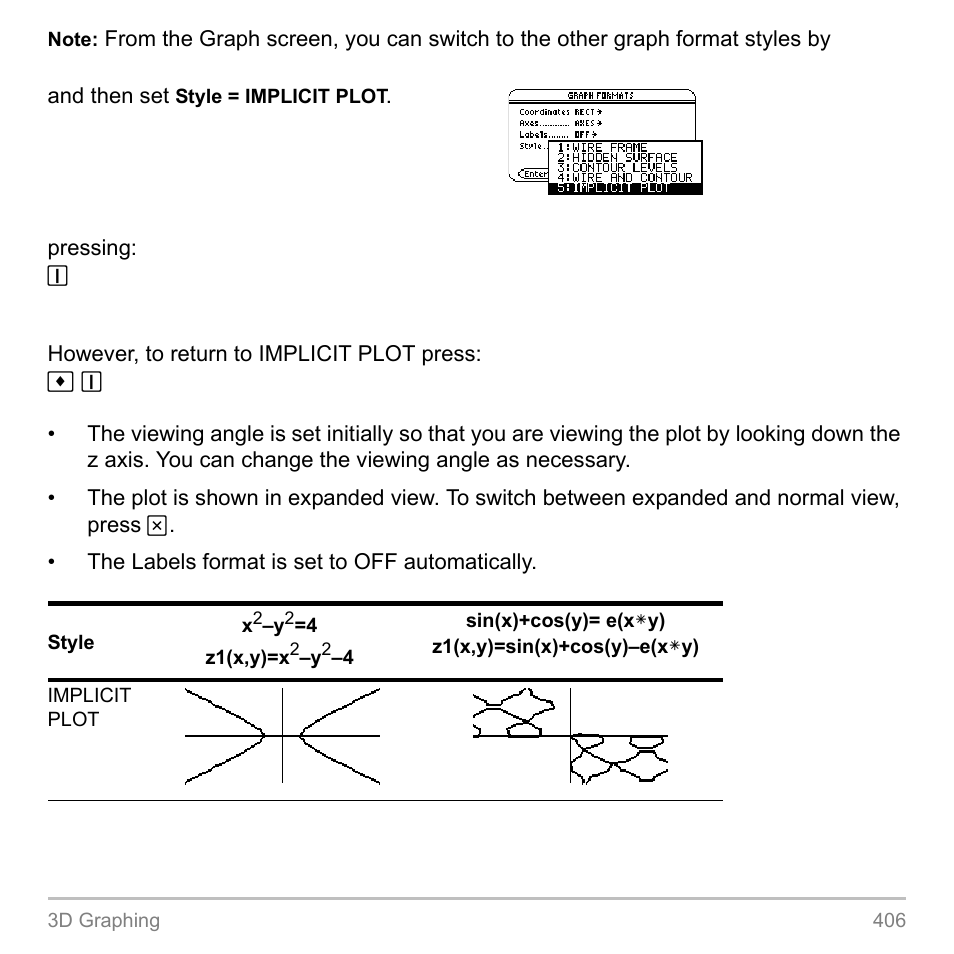 Texas Instruments TITANIUM TI-89 User Manual | Page 406 / 1008