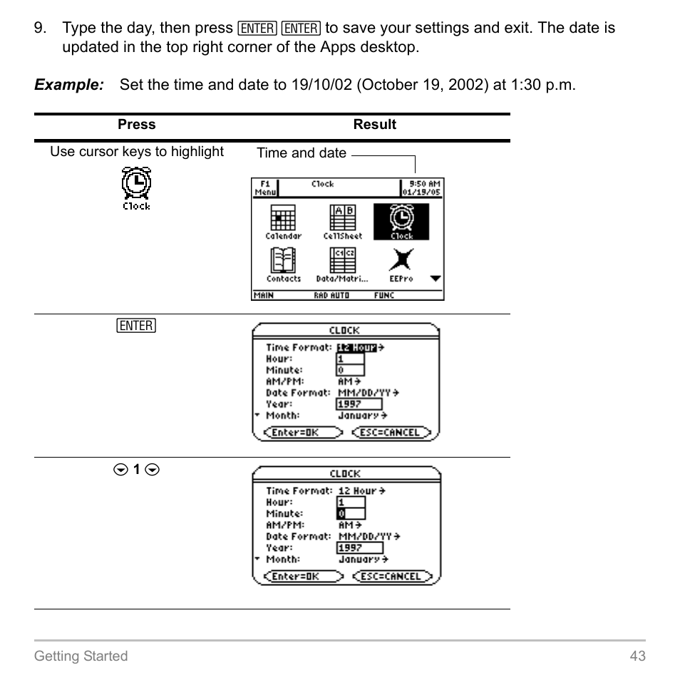 Texas Instruments TITANIUM TI-89 User Manual | Page 43 / 1008