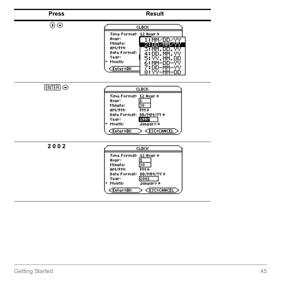 Texas Instruments TITANIUM TI-89 User Manual | Page 45 / 1008