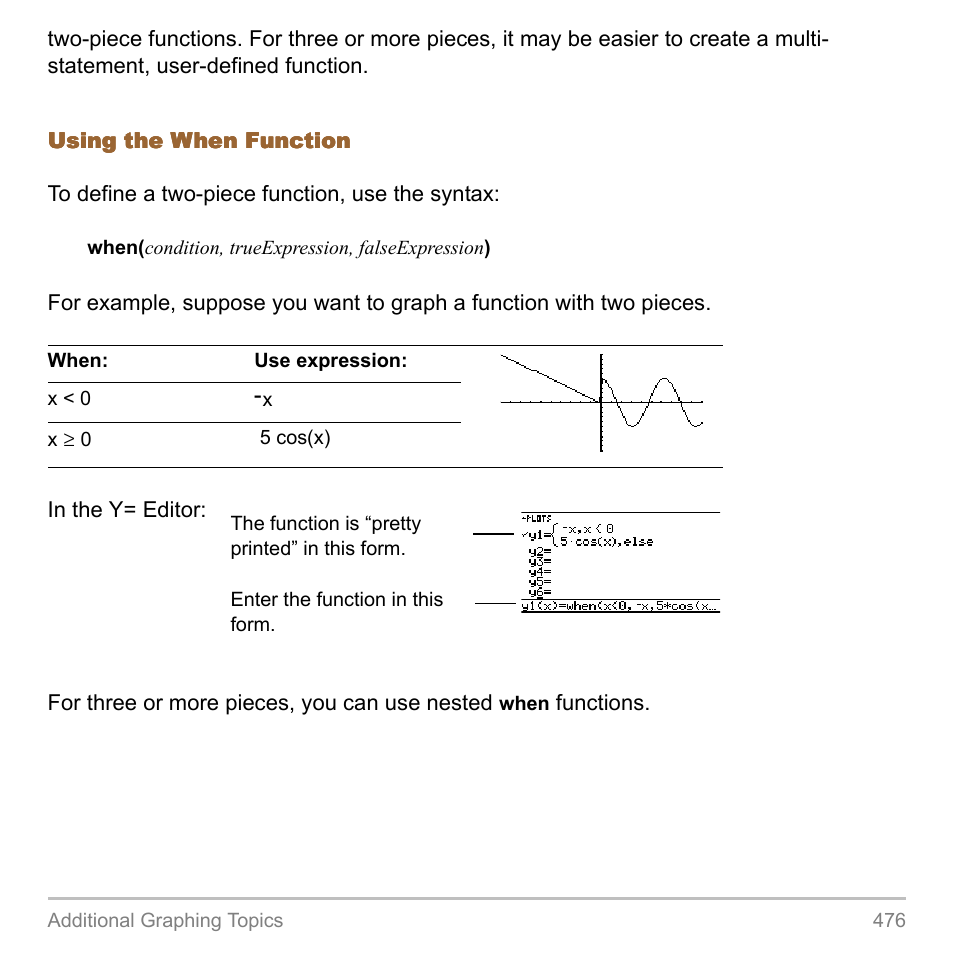 Texas Instruments TITANIUM TI-89 User Manual | Page 476 / 1008