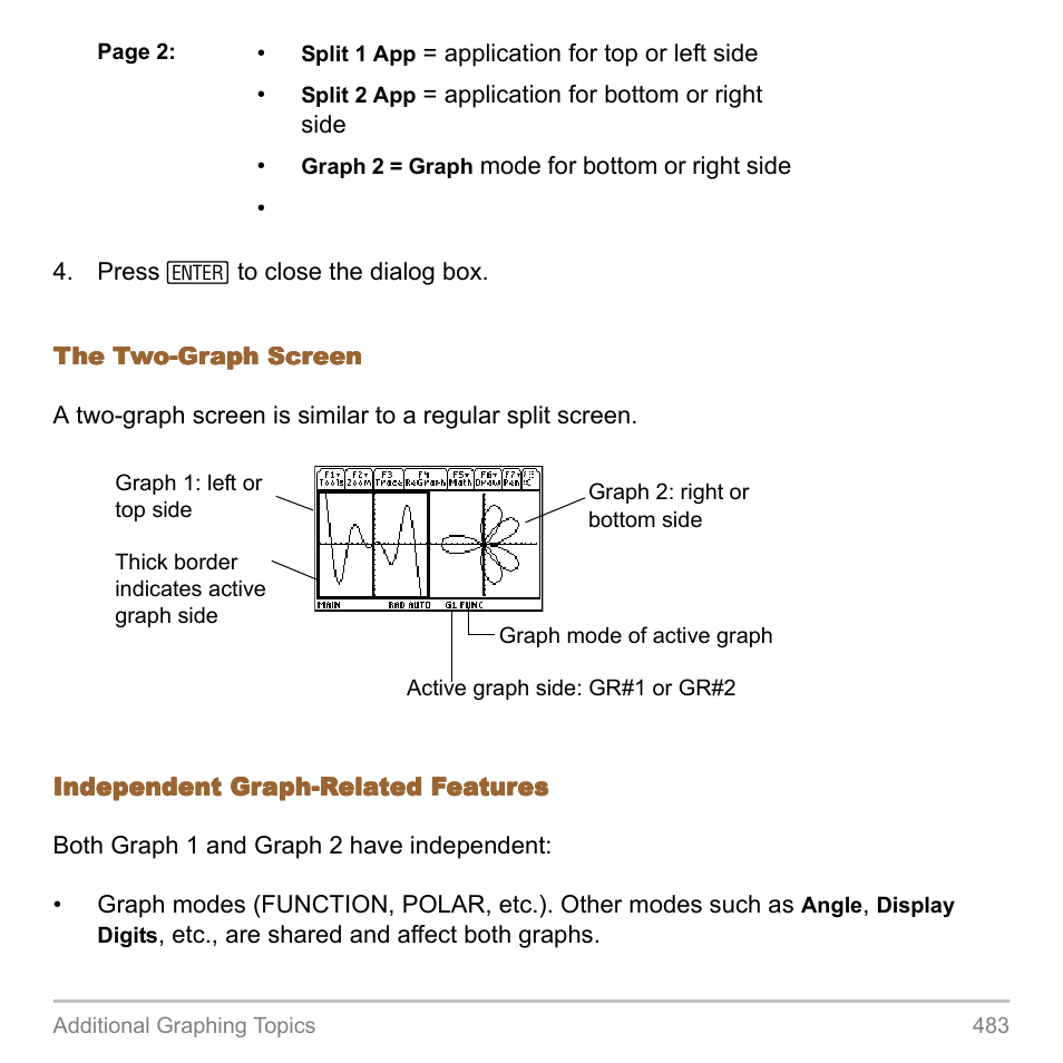 Texas Instruments TITANIUM TI-89 User Manual | Page 483 / 1008