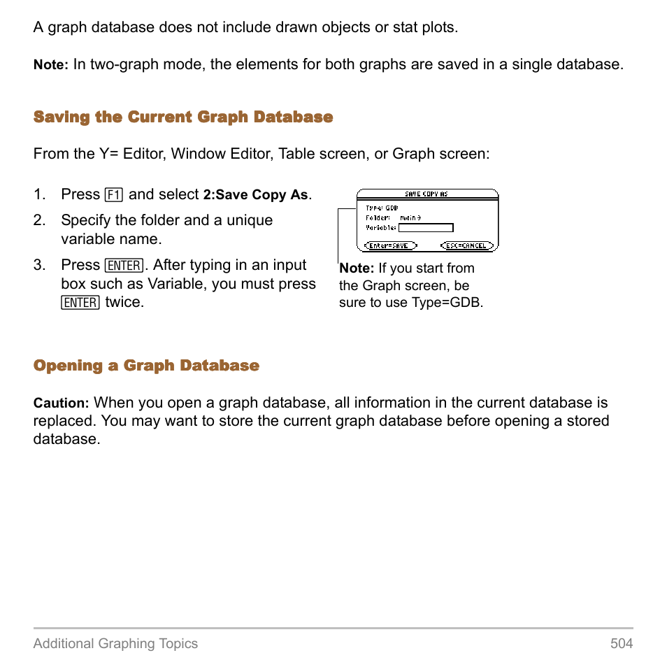 Texas Instruments TITANIUM TI-89 User Manual | Page 504 / 1008