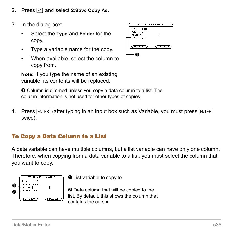 Texas Instruments TITANIUM TI-89 User Manual | Page 538 / 1008