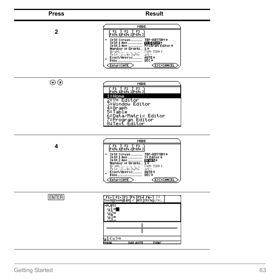 Texas Instruments TITANIUM TI-89 User Manual | Page 63 / 1008