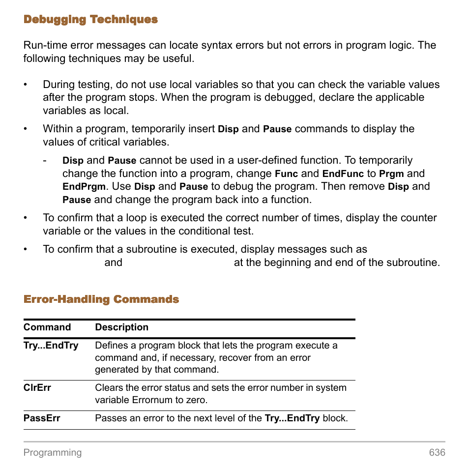 Texas Instruments TITANIUM TI-89 User Manual | Page 636 / 1008