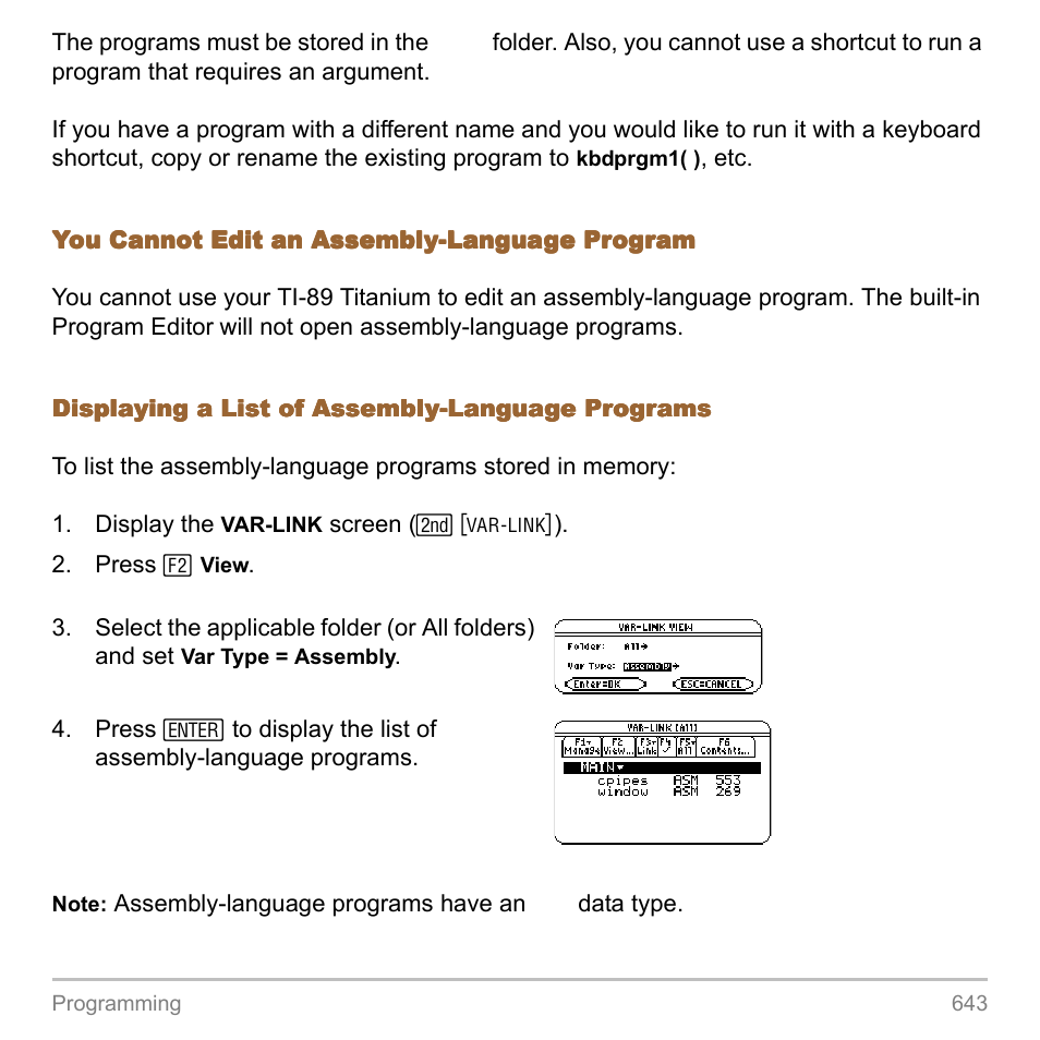 Texas Instruments TITANIUM TI-89 User Manual | Page 643 / 1008