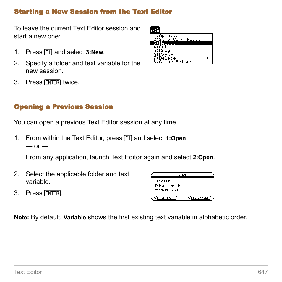 Texas Instruments TITANIUM TI-89 User Manual | Page 647 / 1008