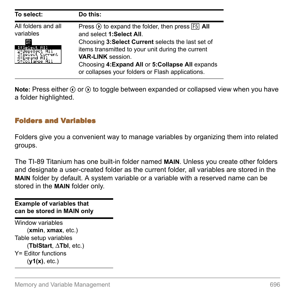 Texas Instruments TITANIUM TI-89 User Manual | Page 696 / 1008