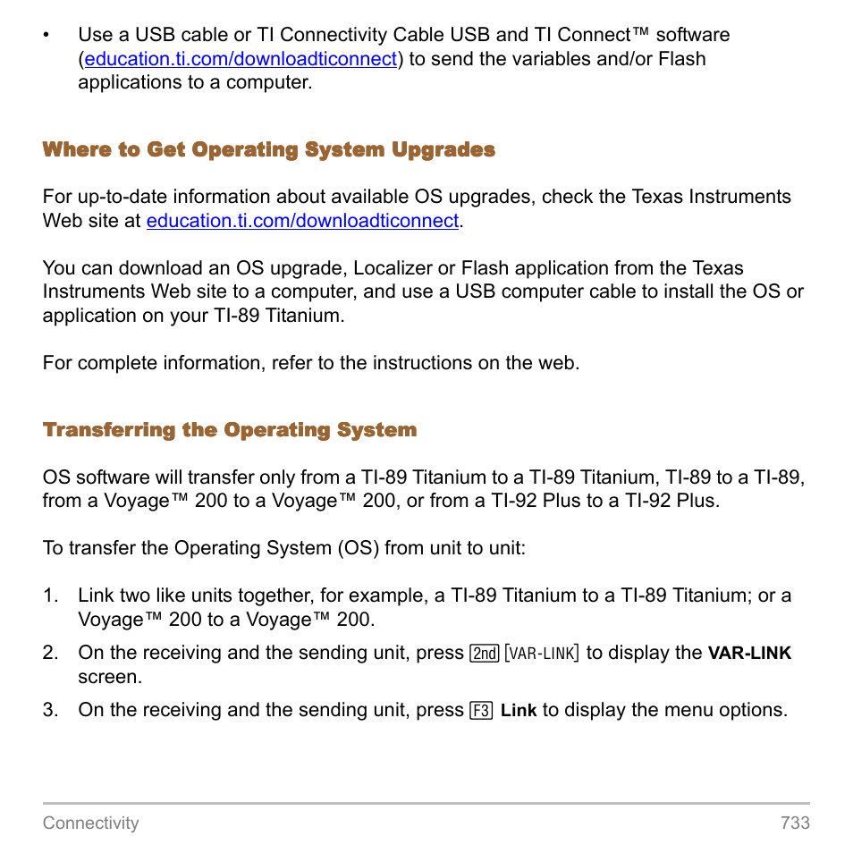 Texas Instruments TITANIUM TI-89 User Manual | Page 733 / 1008