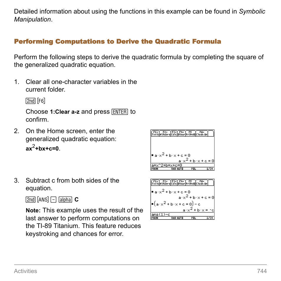 Texas Instruments TITANIUM TI-89 User Manual | Page 744 / 1008