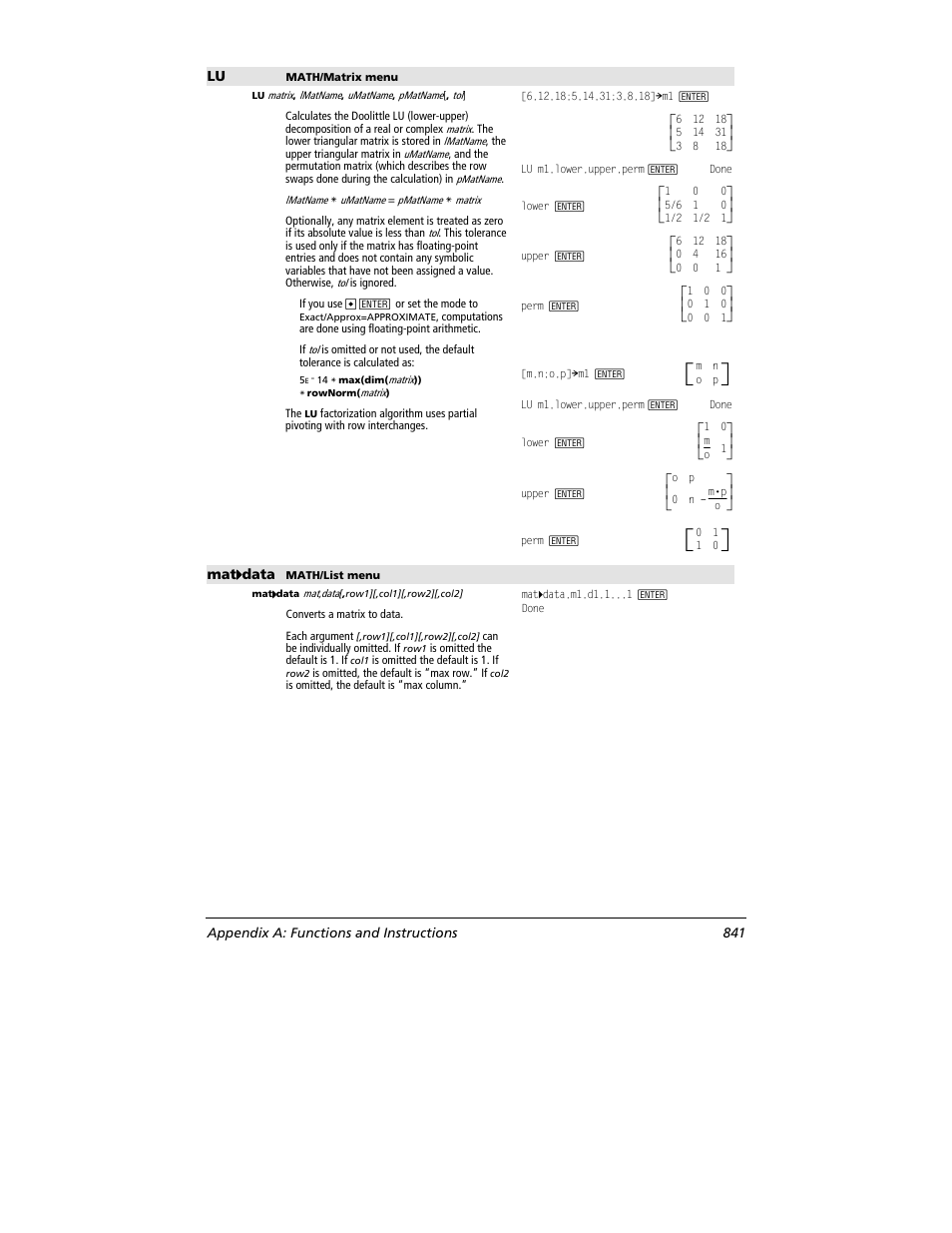 Texas Instruments TITANIUM TI-89 User Manual | Page 841 / 1008