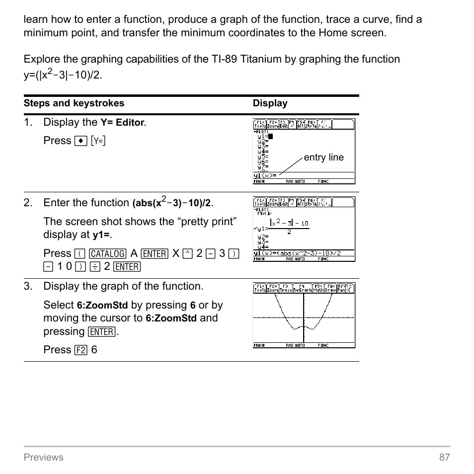 Texas Instruments TITANIUM TI-89 User Manual | Page 87 / 1008