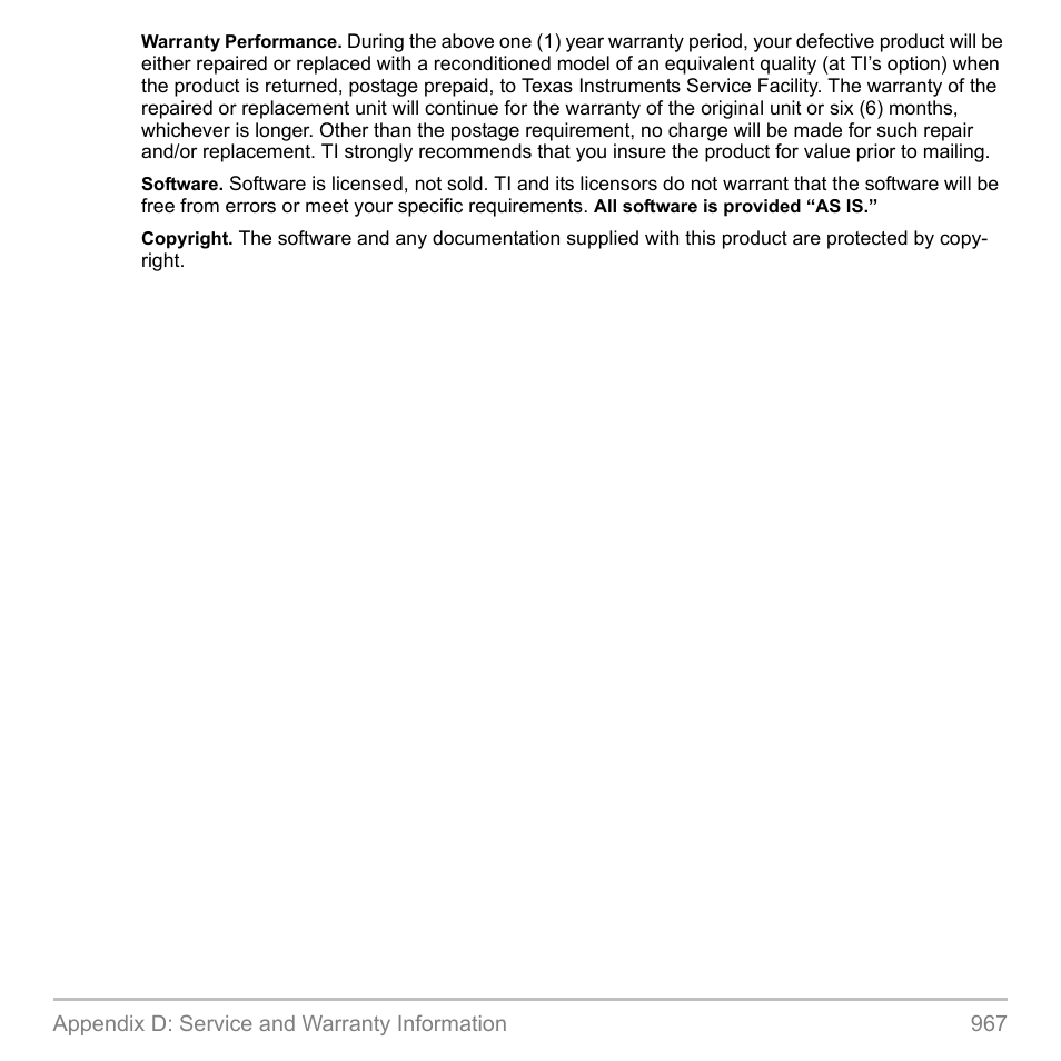 Texas Instruments TITANIUM TI-89 User Manual | Page 964 / 1008