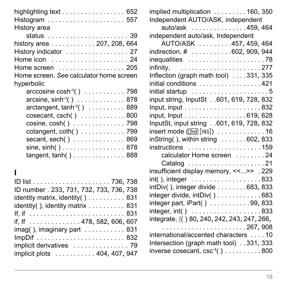 Texas Instruments TITANIUM TI-89 User Manual | Page 988 / 1008