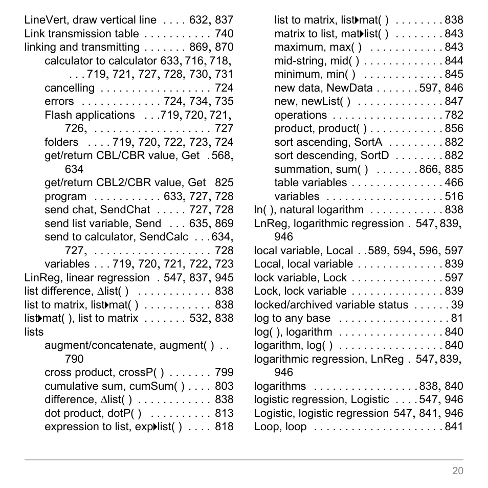 Texas Instruments TITANIUM TI-89 User Manual | Page 990 / 1008