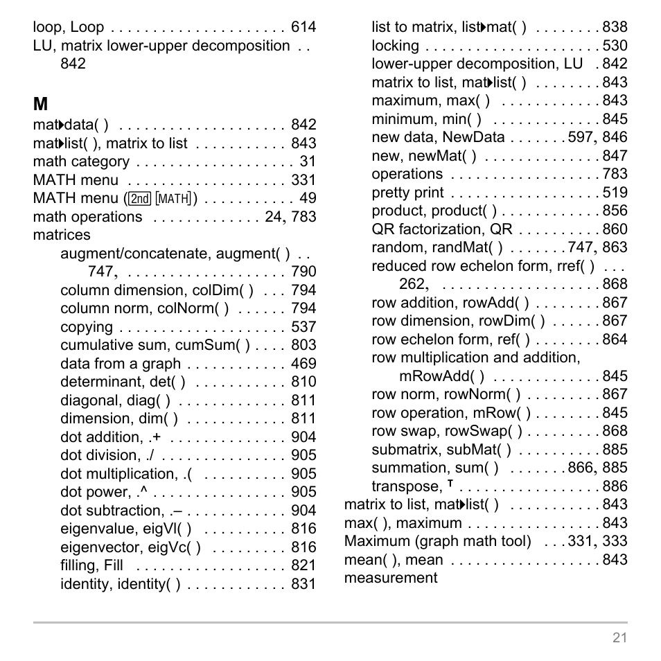 Texas Instruments TITANIUM TI-89 User Manual | Page 991 / 1008