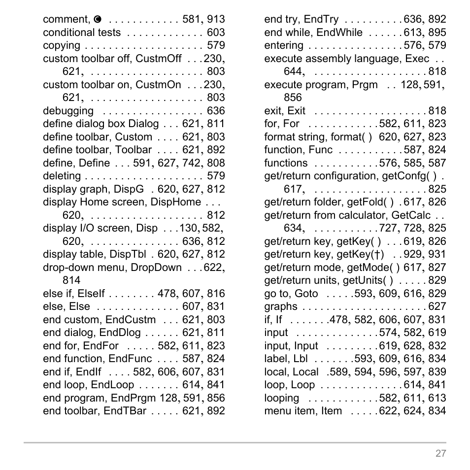 Texas Instruments TITANIUM TI-89 User Manual | Page 997 / 1008