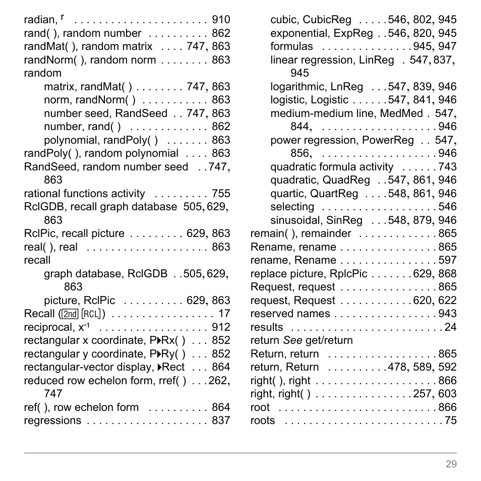 Texas Instruments TITANIUM TI-89 User Manual | Page 999 / 1008