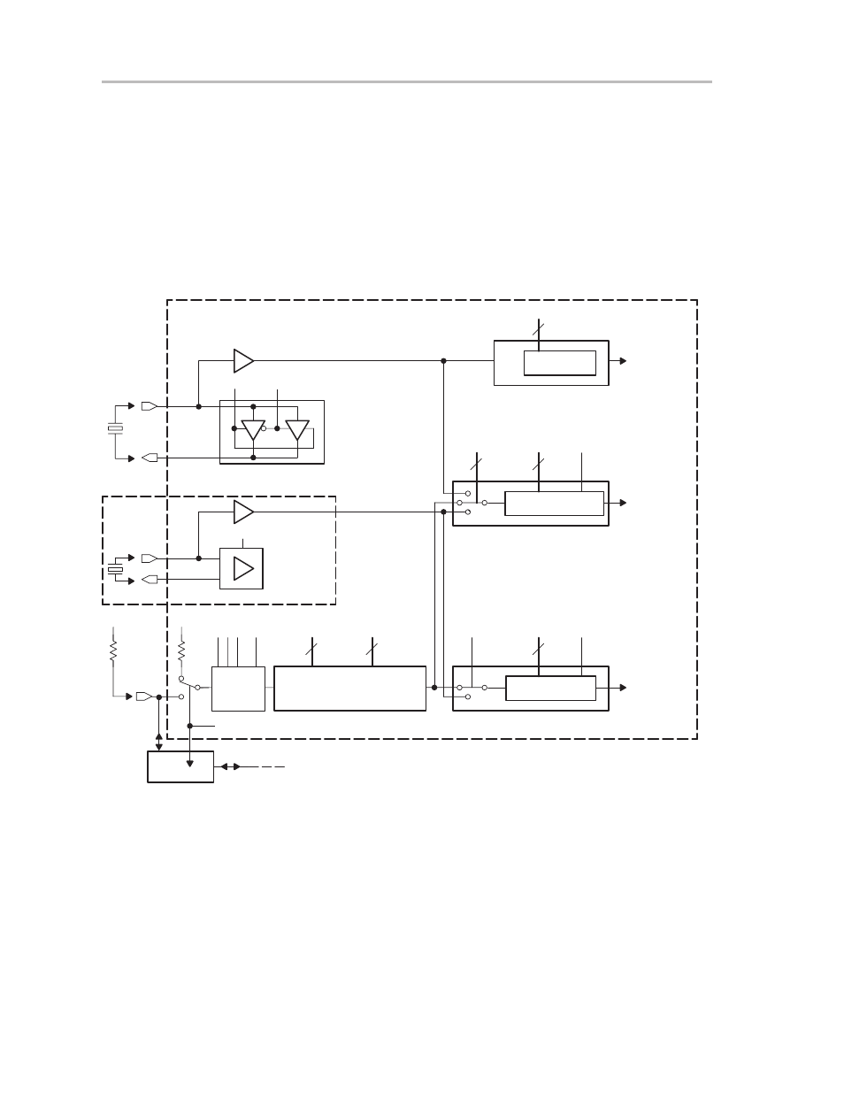 1 basic clock module, Figure 7–1. basic clock schematic | Texas Instruments MSP430x1xx User Manual | Page 102 / 440