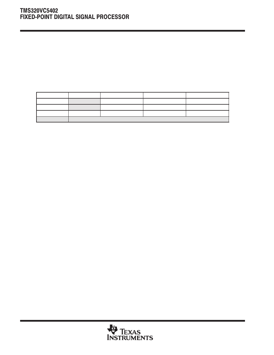 Texas Instruments TMS320VC5402 User Manual | Page 26 / 69