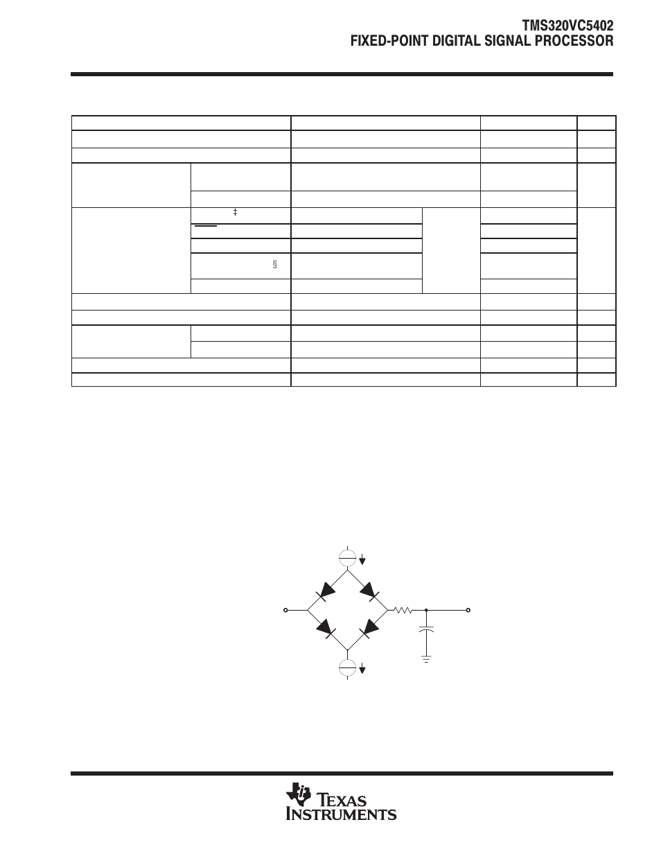 Parameter measurement information | Texas Instruments TMS320VC5402 User Manual | Page 35 / 69