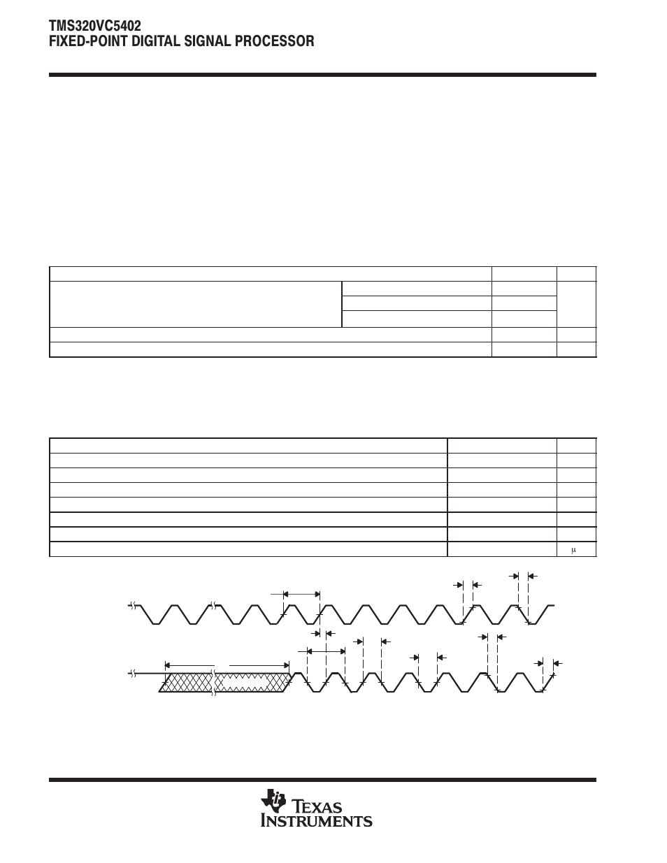 Multiply-by-n clock option, Timing requirements (see figure 12), See figure 10 and figure 12) | Texas Instruments TMS320VC5402 User Manual | Page 38 / 69