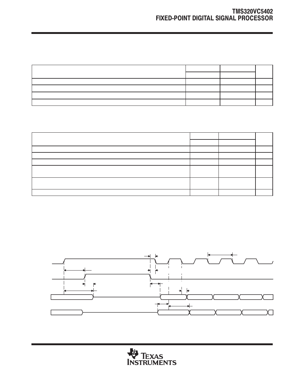 Clkstp = 10b, clkxp = 1, See figure 33) | Texas Instruments TMS320VC5402 User Manual | Page 59 / 69