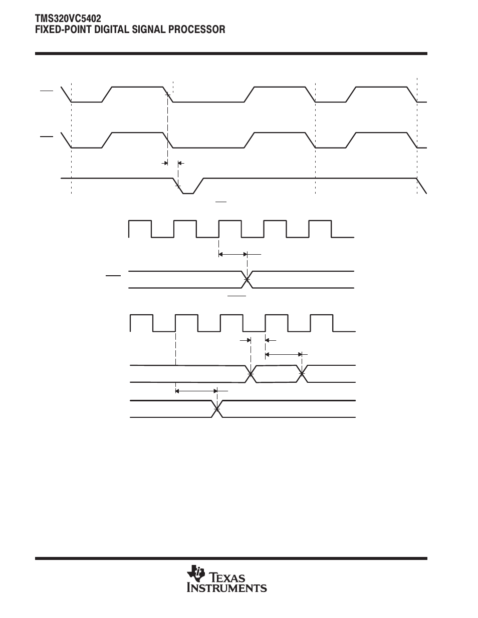 Hpi8 timing (continued) | Texas Instruments TMS320VC5402 User Manual | Page 64 / 69