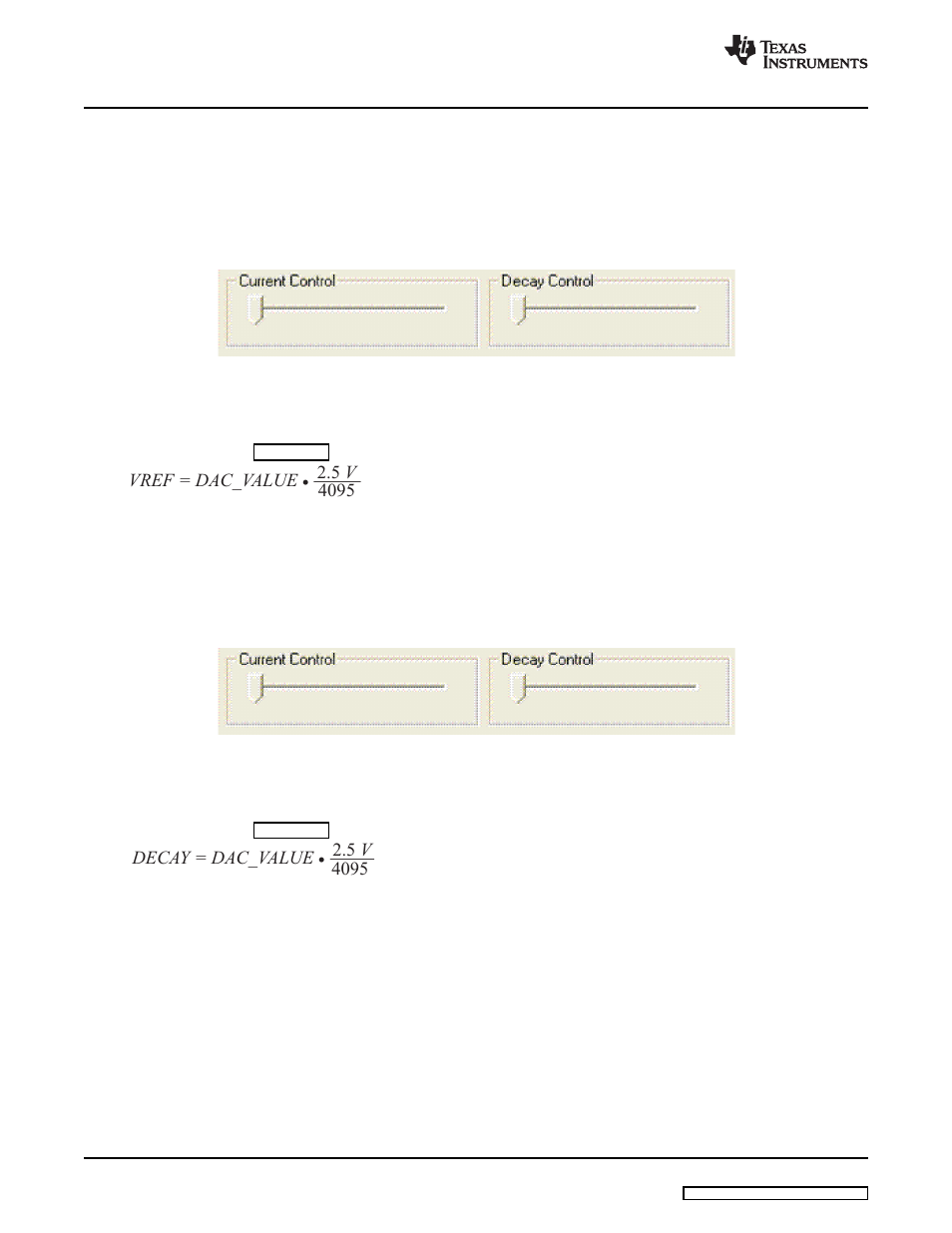 4 updating dac output for decay control (decay), 5 operating the stepper motor, 1 turning the stepper motor | Vref/decay), Motor, Frame | Texas Instruments Laser And Motor Drives DRV8811EVM User Manual | Page 10 / 13
