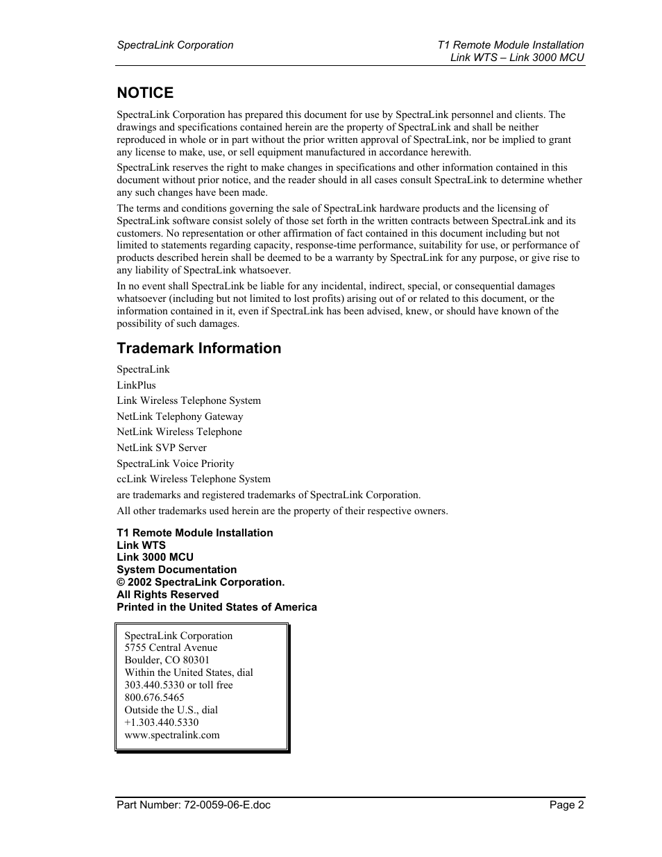 Notice, Trademark information | Texas Instruments 3000 MCU User Manual | Page 2 / 30