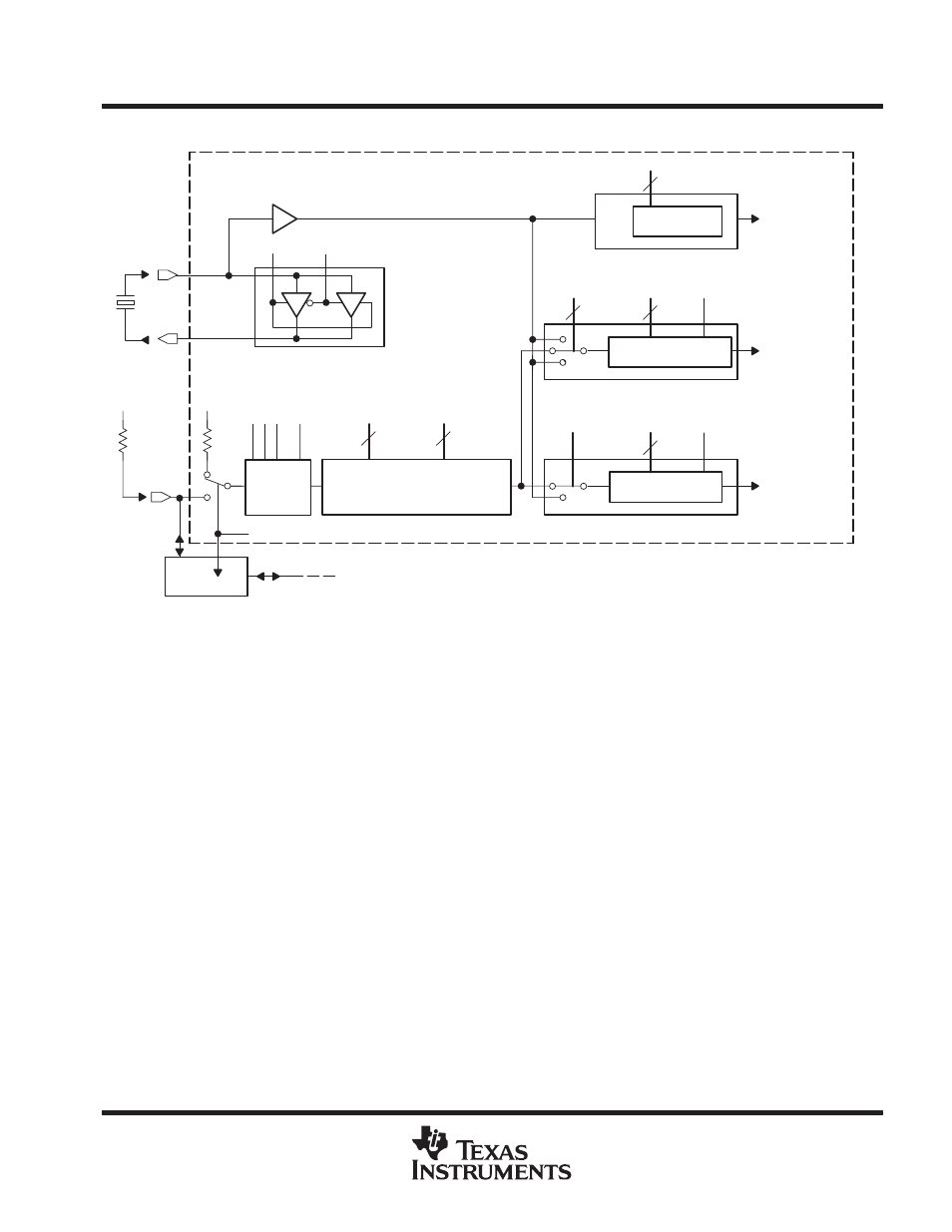 Oscillator and system clock (continued) | Texas Instruments MSP430x11x1 User Manual | Page 19 / 45