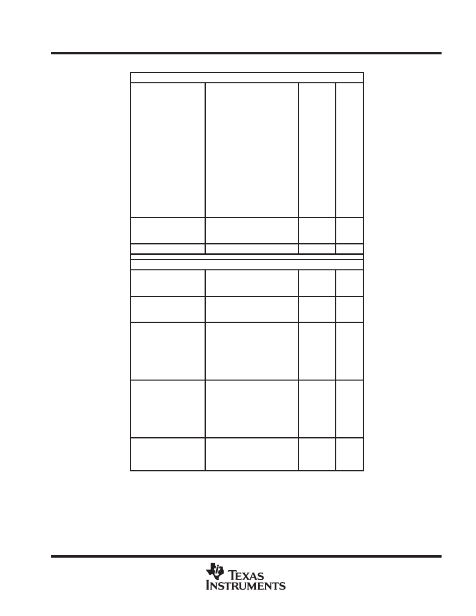 Peripheral file map | Texas Instruments MSP430x11x1 User Manual | Page 25 / 45