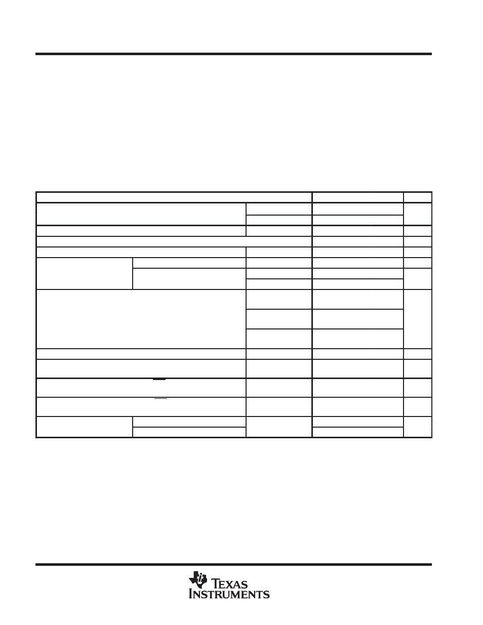 Absolute maximum ratings, Recommended operating conditions | Texas Instruments MSP430x11x1 User Manual | Page 26 / 45