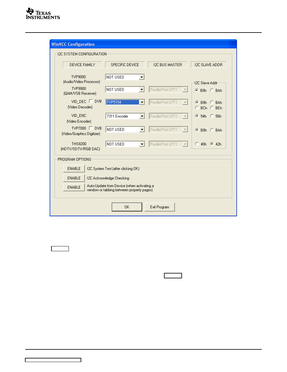 Screen | Texas Instruments TVP5154EVM User Manual | Page 11 / 55