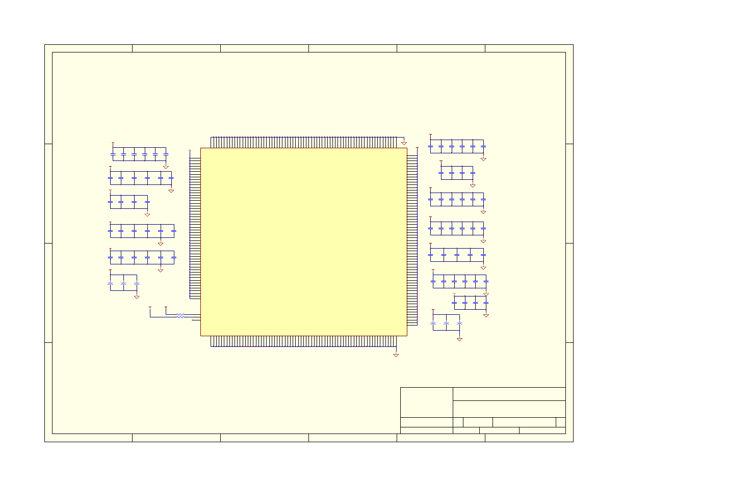 Core capacitors are 0402 size | Texas Instruments TVP5154EVM User Manual | Page 44 / 55