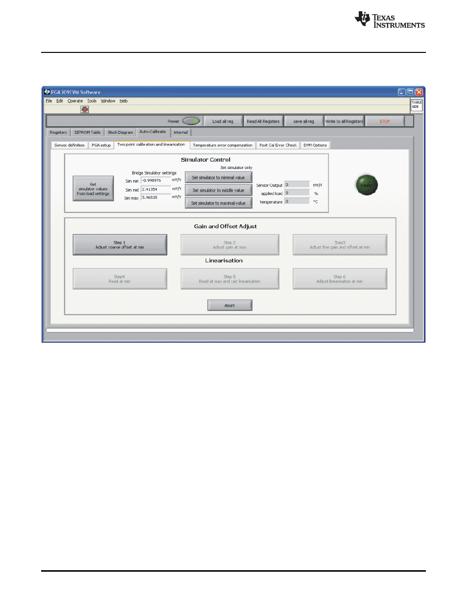 Texas Instruments PGA309EVM-USB User Manual | Page 32 / 37