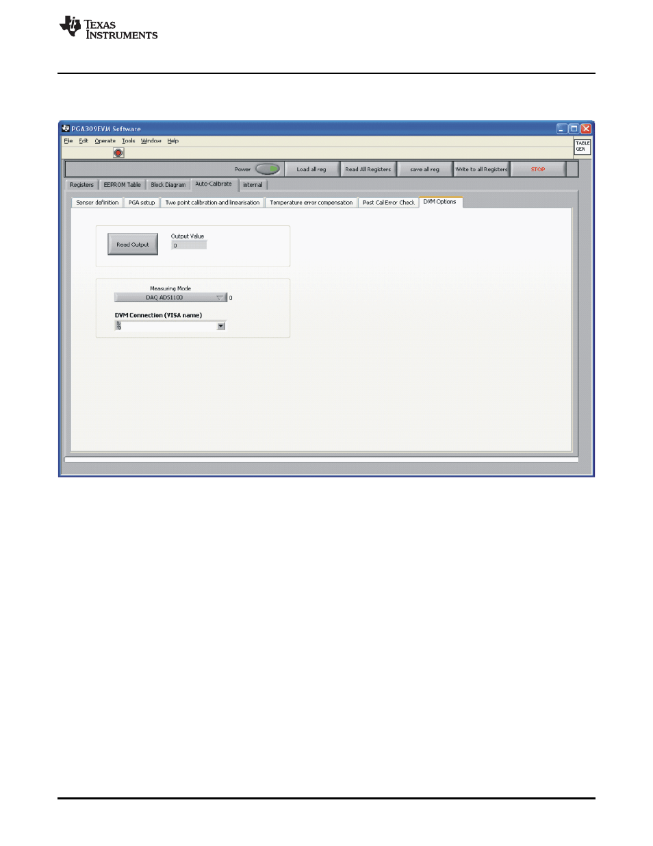 6 dmm options | Texas Instruments PGA309EVM-USB User Manual | Page 35 / 37