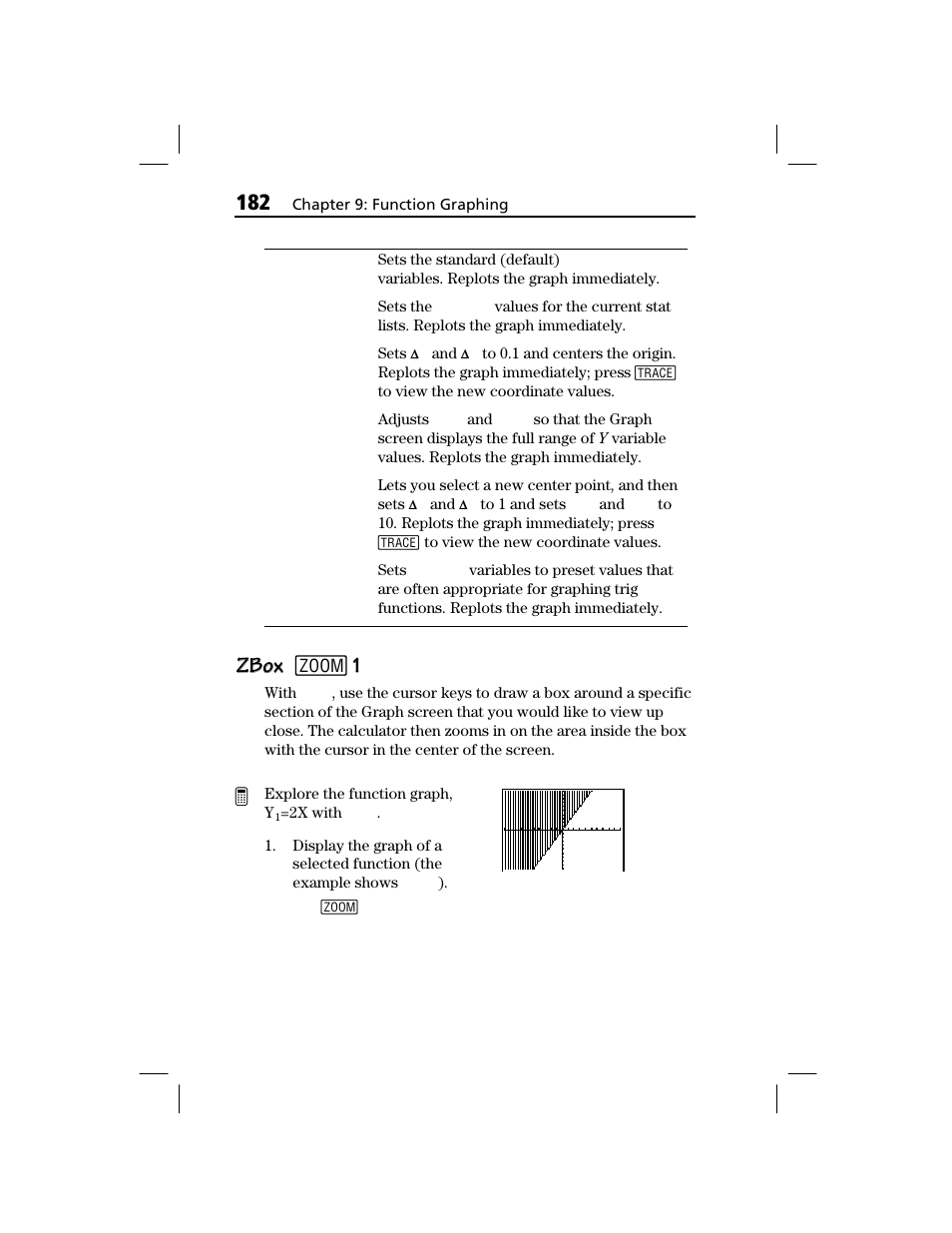 Zbox, Zbox zbox | Texas Instruments TI-73 EXPLORER User Manual | Page 188 / 364