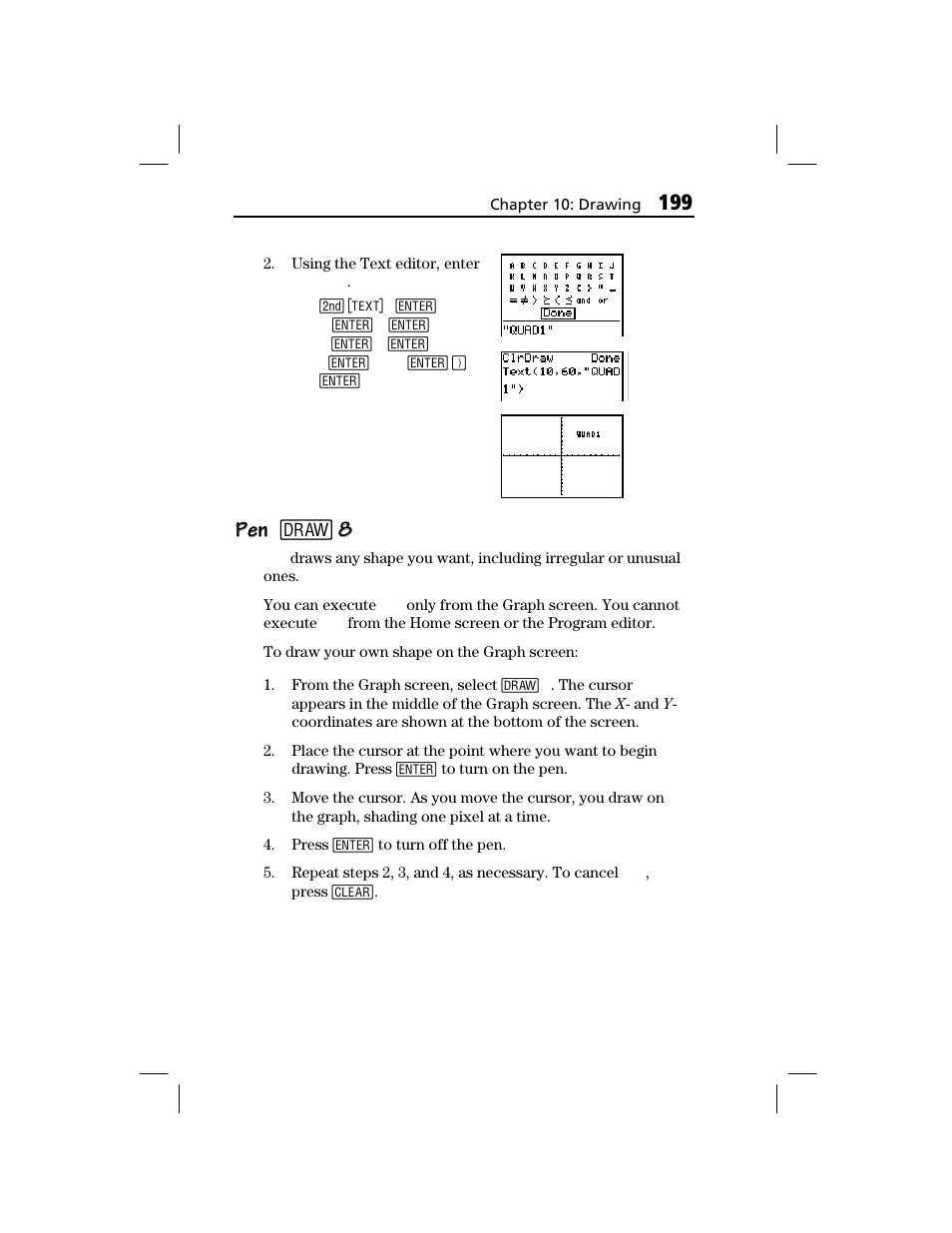 Pen pen 2 | Texas Instruments TI-73 EXPLORER User Manual | Page 205 / 364