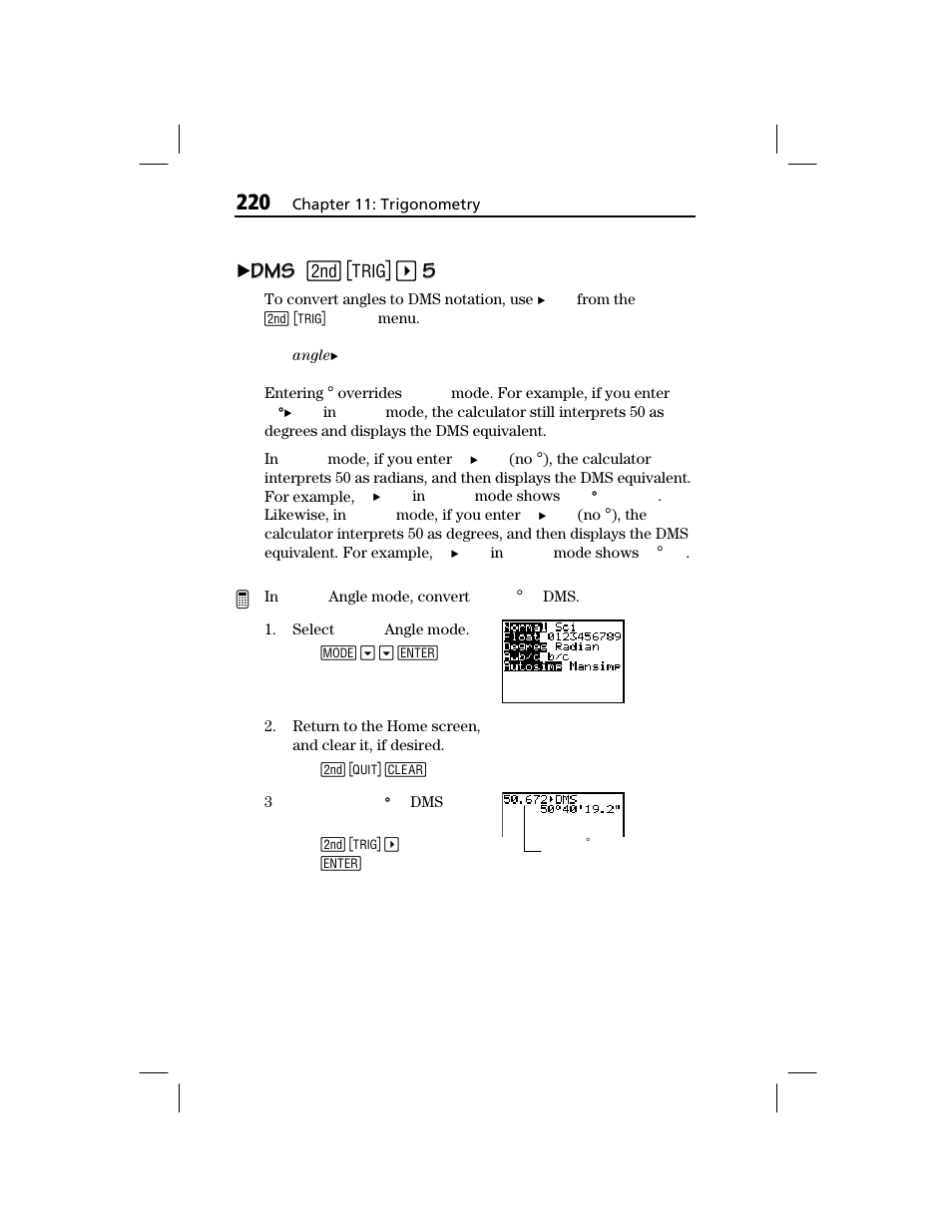 Dms dms | Texas Instruments TI-73 EXPLORER User Manual | Page 226 / 364