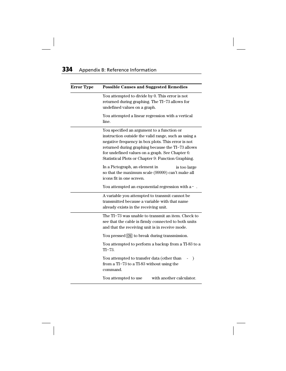 Texas Instruments TI-73 EXPLORER User Manual | Page 340 / 364