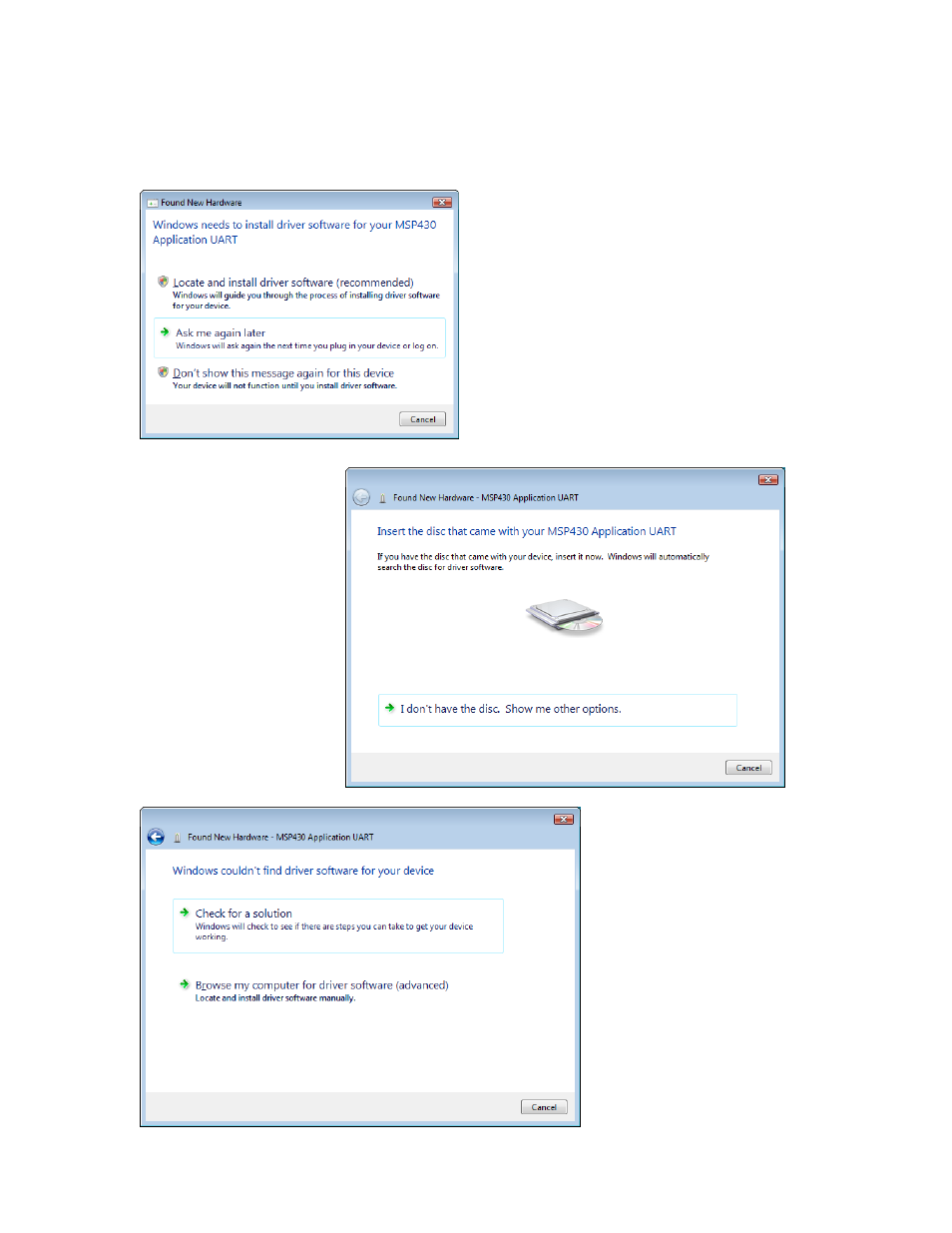 Windows vista, Indows, Ista | Texas Instruments ZIGBEE SWRU157D User Manual | Page 8 / 21