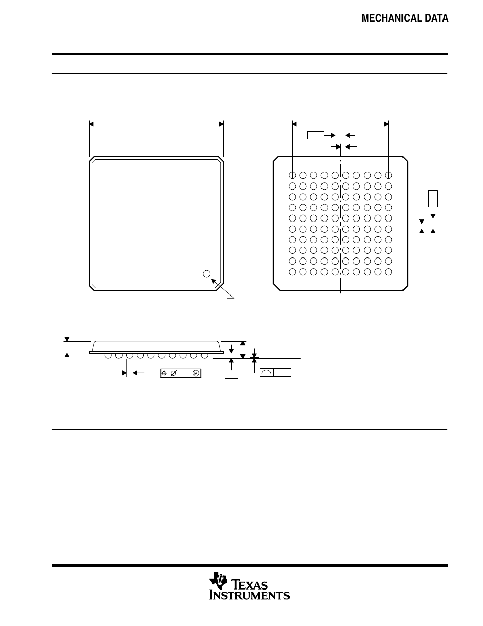 Mechanical data | Texas Instruments TMS320F2802 User Manual | Page 143 / 147