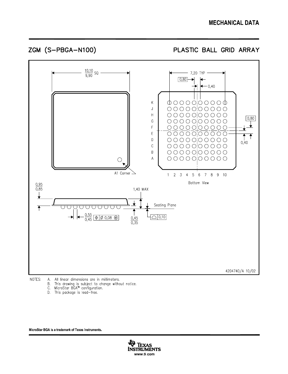 Texas Instruments TMS320F2802 User Manual | Page 144 / 147