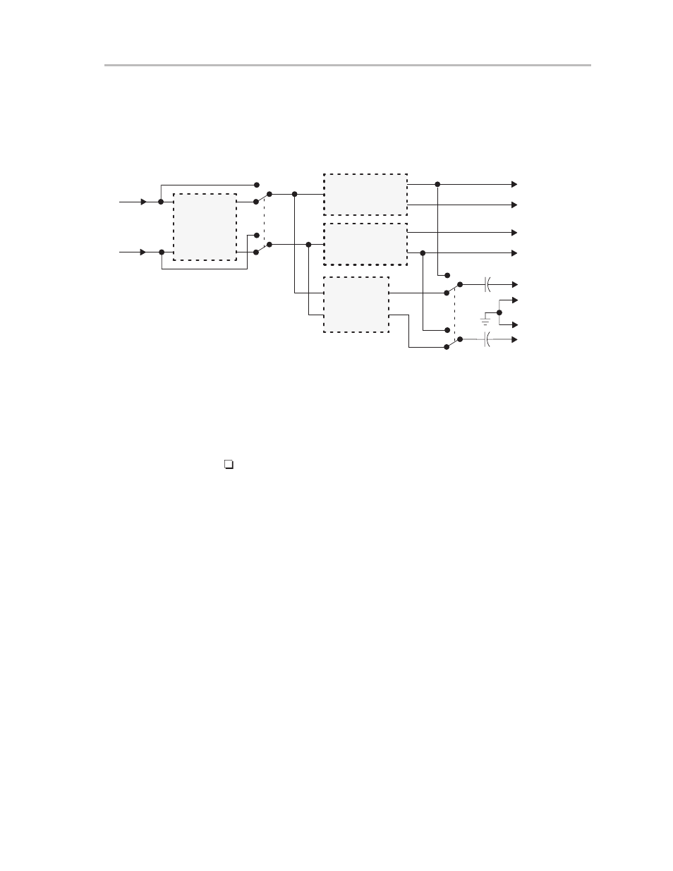 2 signal routing, Figure 3–5. platform signal routing and outputs, 3 mute/mode | Texas Instruments TPA701 User Manual | Page 21 / 26