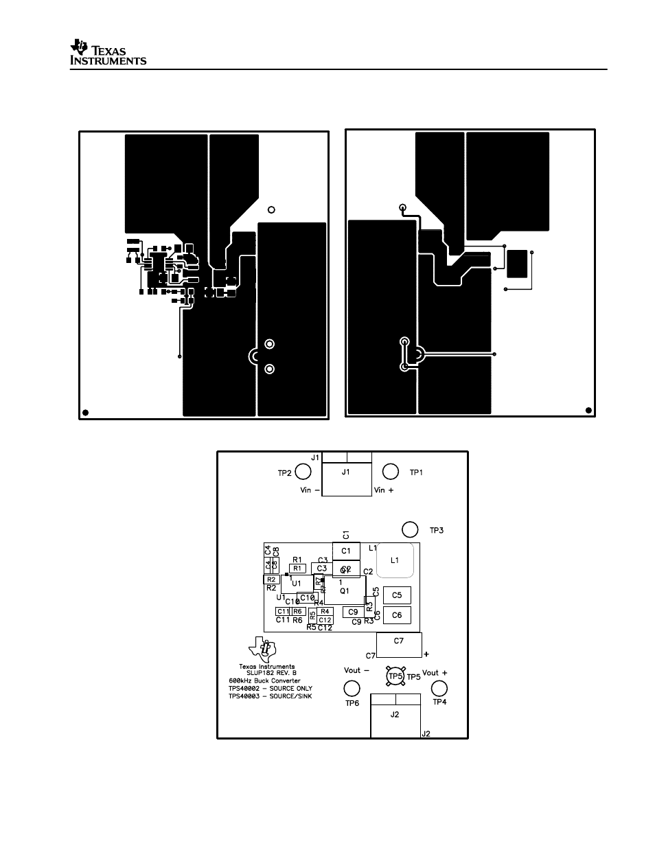 7pcb layout | Texas Instruments TPS40003 User Manual | Page 15 / 17